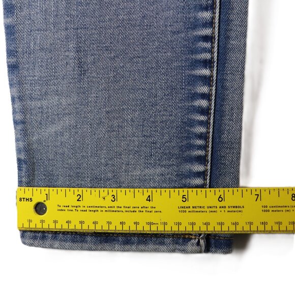 MNMI Embroidered Women's Blue Denim Jeans Size 36x33 - Picture 11 of 11